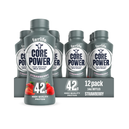 Strawberry High Protein Milkshake