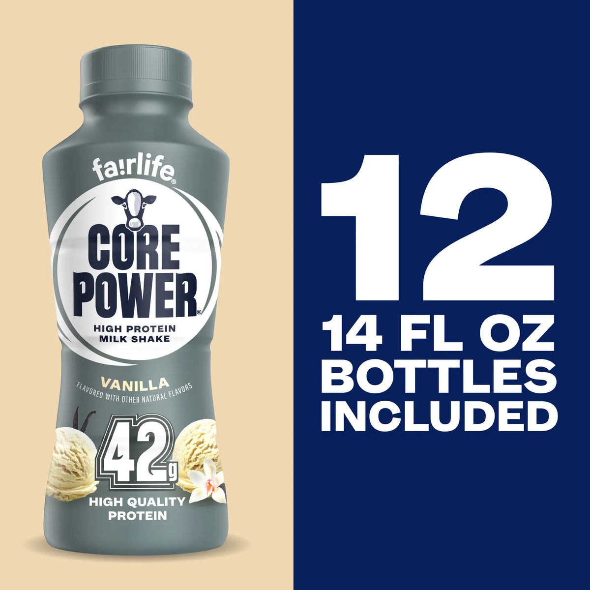 Vanilla High Protein Milkshake