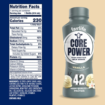 Vanilla High Protein Milkshake