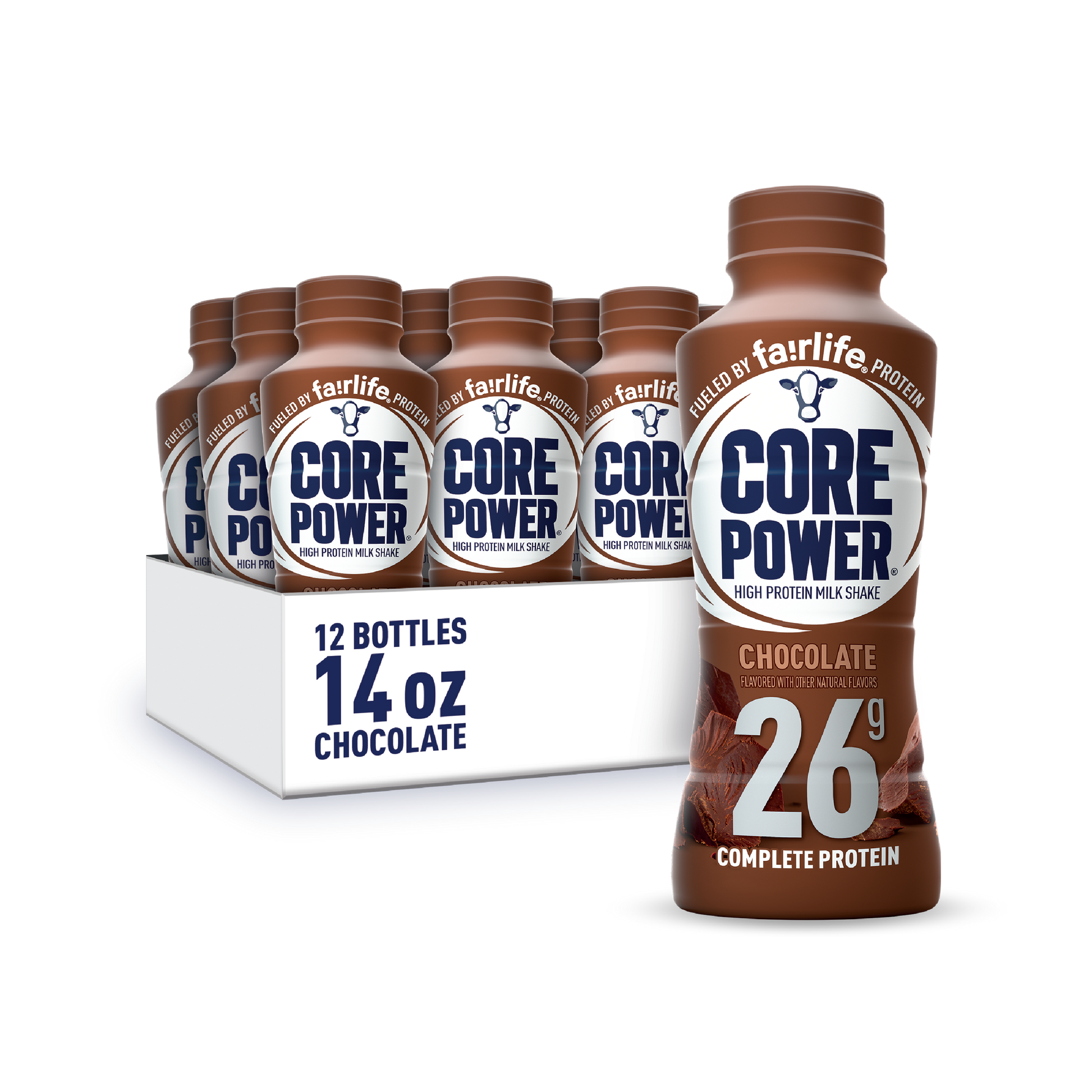 fairlife Core Power 26g high quality protein shake 14 fl oz (pack of 12); Chocolate