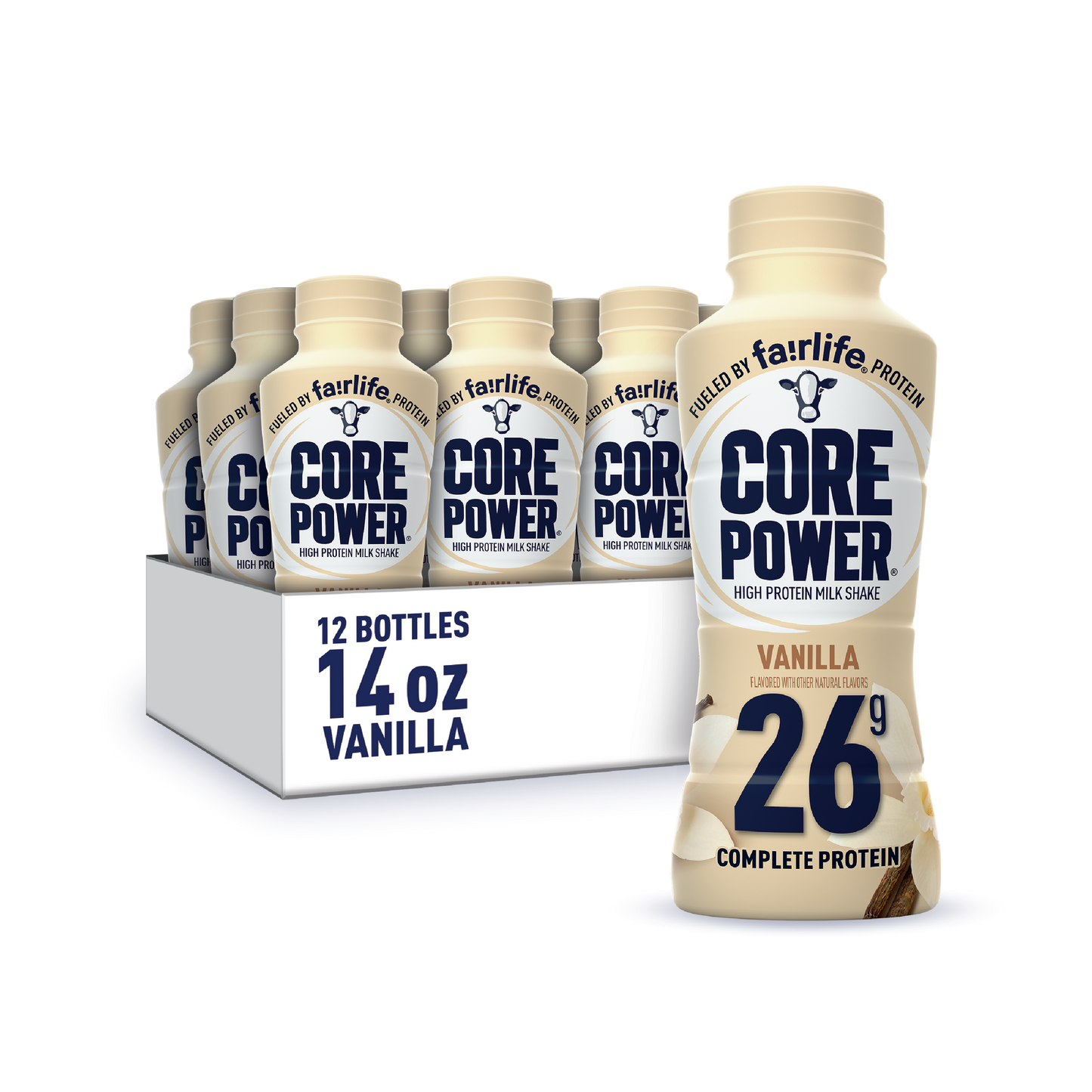 fairlife Core Power 26g high quality protein shake 14 fl oz (pack of 12); Vanilla