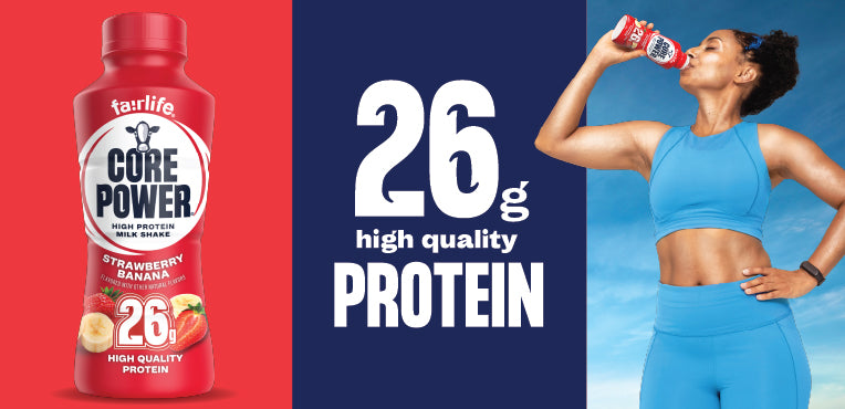 Strawberry Banana High Protein Milkshake – Shop fairlife